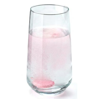 Mivolis Vitamin C Effervescent Tablets – Red Orange Flavor, 240 mg, 20 Tablets – Germany