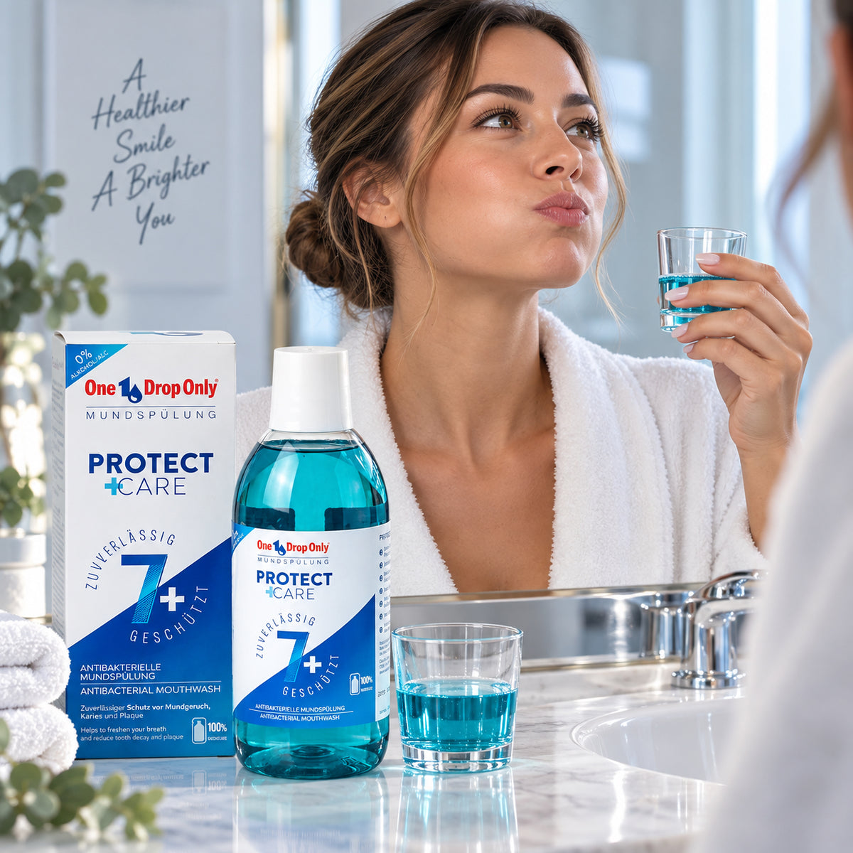 One Drop Only Protect + Care Mouthwash 500 ml