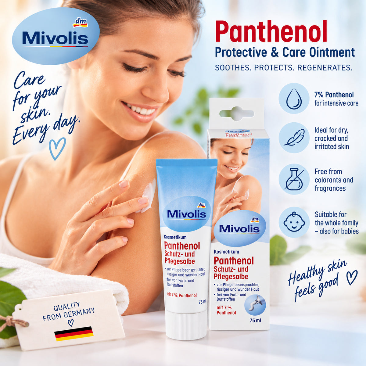 Mivolis Panthenol Protective &amp; Care Ointment 2.54 fl oz