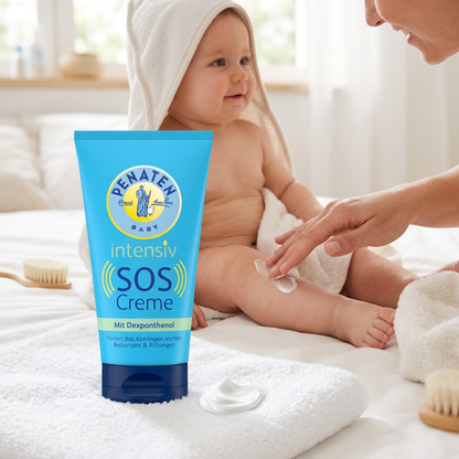 Penaten Intensiv SOS Cream with 4.3% Dexpanthenol – Fragrance Free, 2.54 fl oz (75 ml)