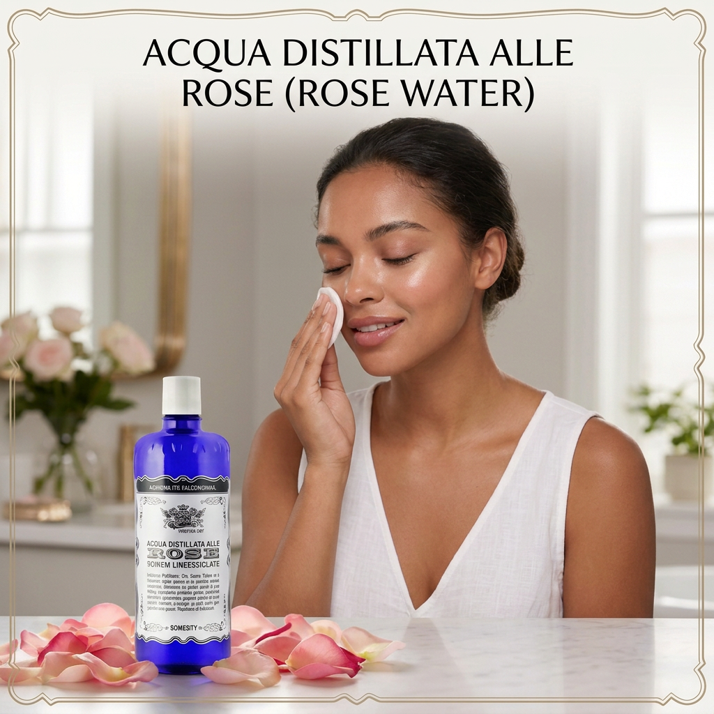 Roberts Acqua alle Rose Refreshing Rose Water Facial Toner – 10.14 fl oz (300 ml) – Italy