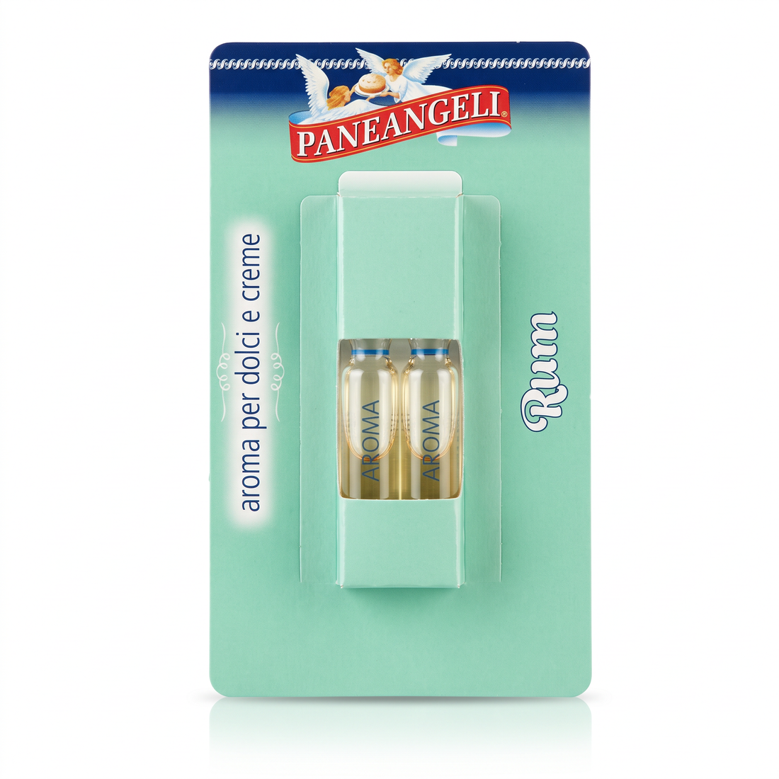 Paneangeli Rum Flavoring for Cakes &amp; Creams – 2 Vials, 0.14 fl oz