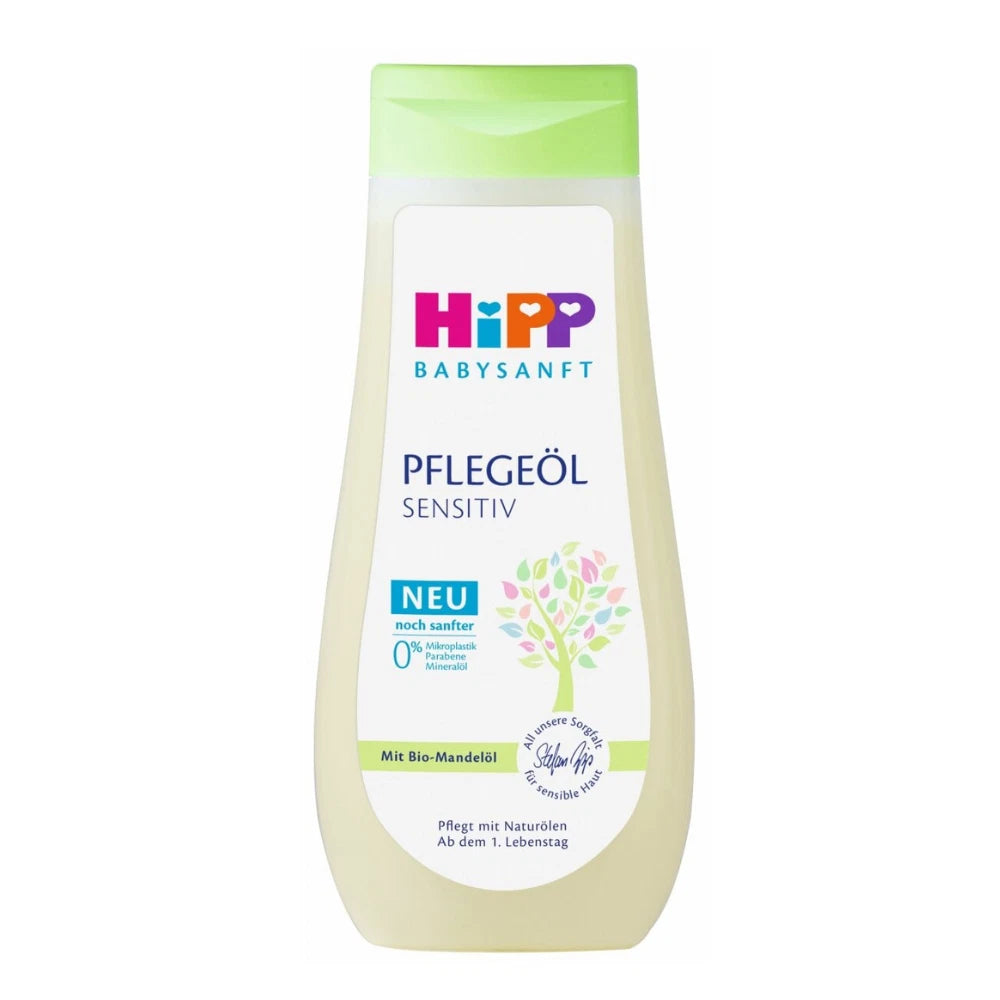 HiPP Babysanft Sensitive Baby Care Oil – 6.76 fl oz