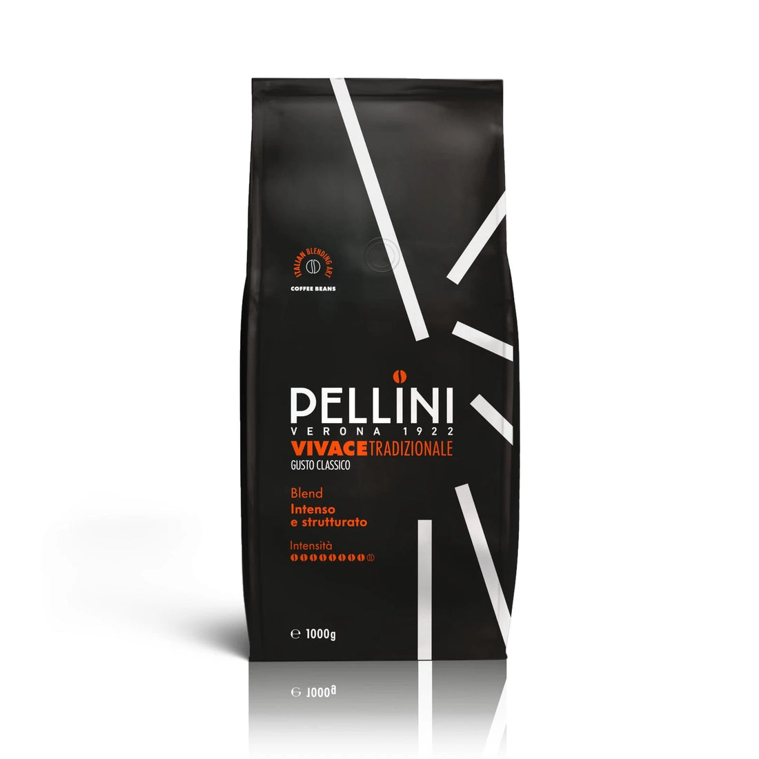 Pellini Vivace Tradizionale Classic Whole Bean Coffee – Intense Italian Espresso Blend, 2.2 lb