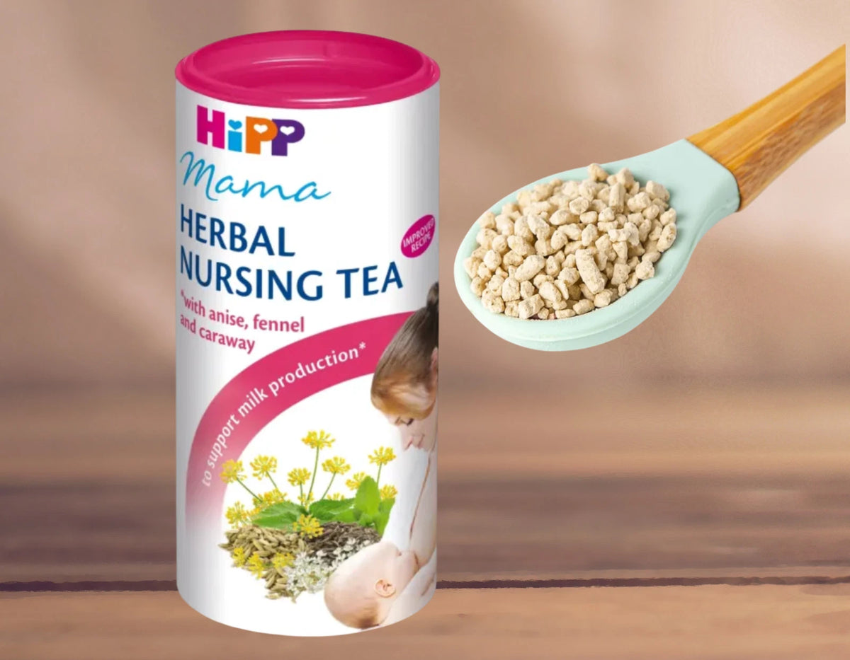 HiPP Mama Herbal Nursing Tea – Instant Herbal Tea with Aniseed, Fennel &amp; Caraway, 7.05 oz (200 g), 25 Servings