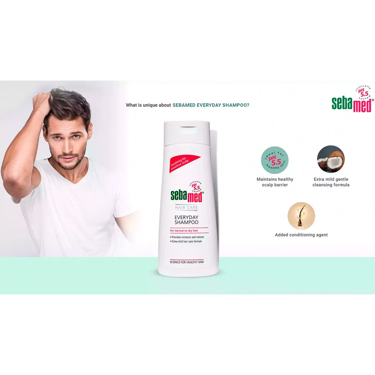 Sebamed Every-Day Shampoo pH 5.5 – 6.76 fl oz