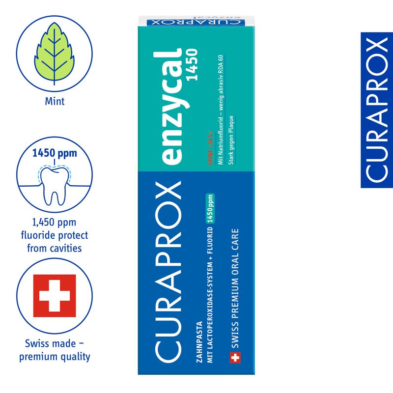 CURAPROX Enzycal 1450 Toothpaste 2.54 fl oz