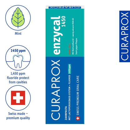 CURAPROX Enzycal 1450 Toothpaste 2.54 fl oz