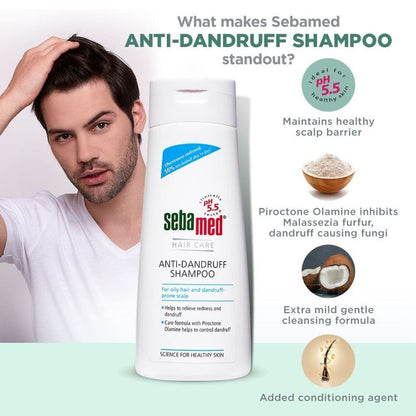 Sebamed Anti-Dandruff Shampoo Plus pH 5.5 – 6.76 fl oz