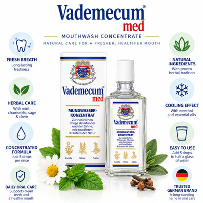 Vademecum Med Mouthwash Concentrate 2.54 fl oz
